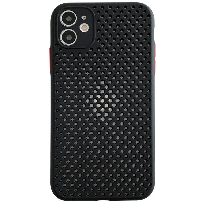 Breathable mobile phone case Black