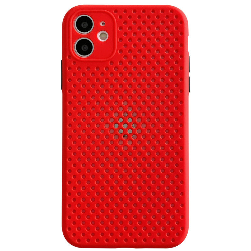 Breathable mobile phone case Red