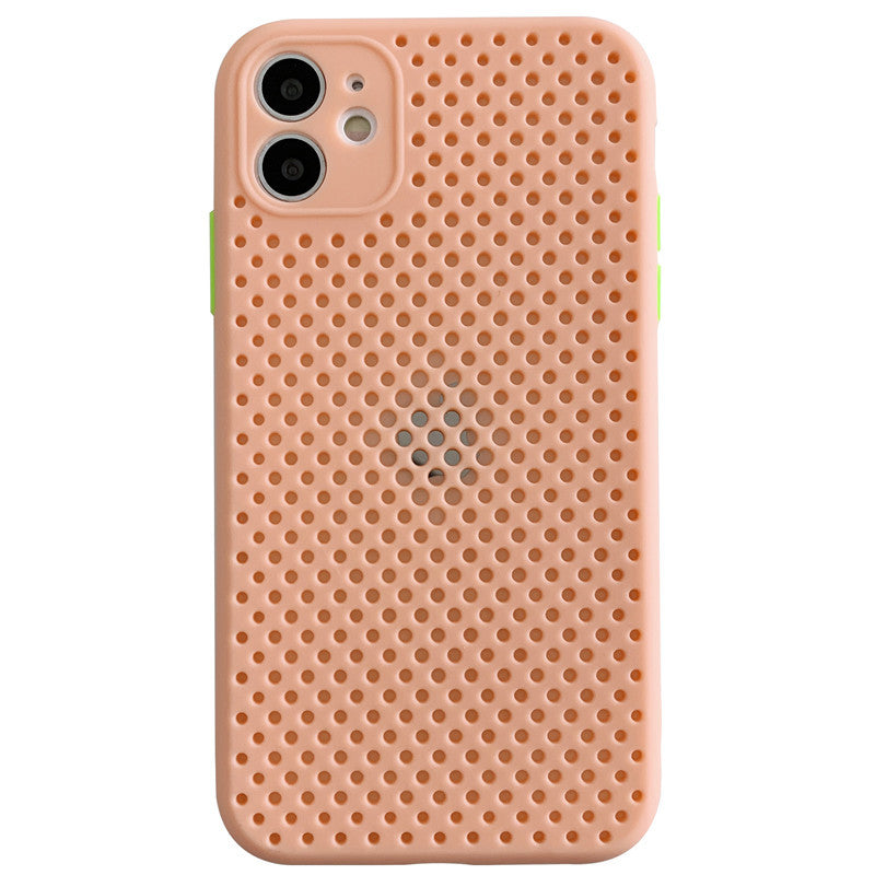 Breathable mobile phone case Pink