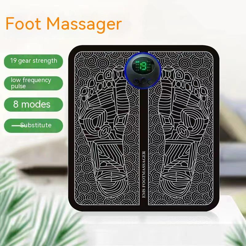 Charging Foot Massage Device Electric LCD Usb Rechargeable English