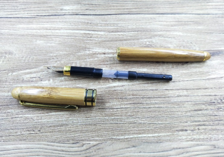 Bamboo Pen Bamboo Pen Pen Ball Pen Lettering Customer Gift Hard Pen Neutral Bamboo Pen