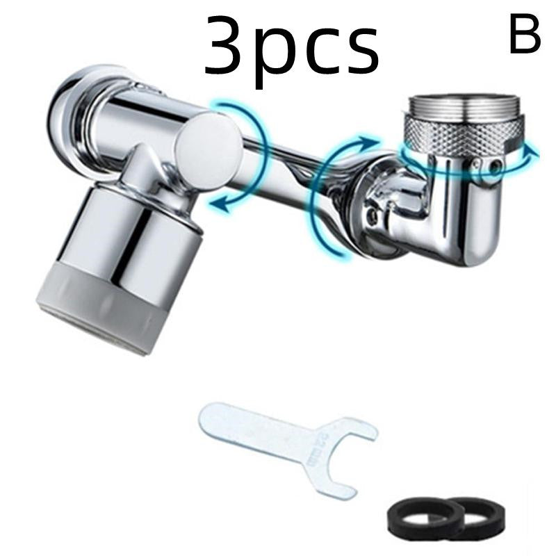 Universal 1080 Swivel Faucet Aerator Multifunction Faucet Extender Universal Swivel Splash Resistant Shower Dual mode 3PCS