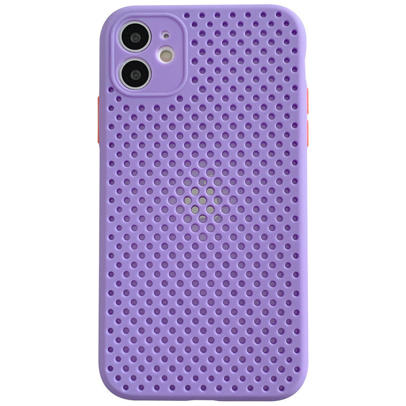 Breathable mobile phone case Purple