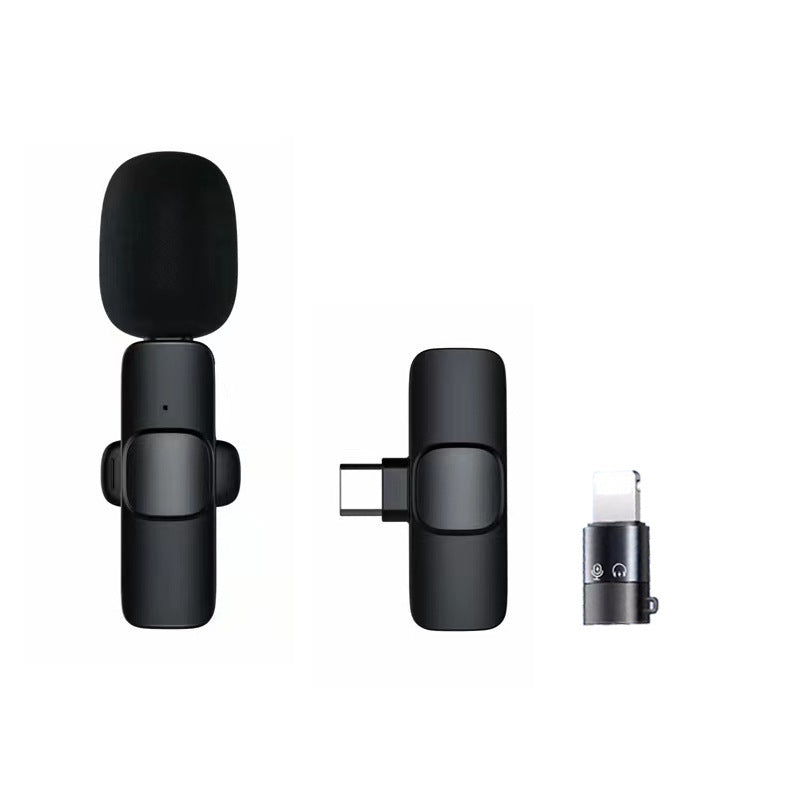 Short Video Shooting Mobile Phone Live Broadcast Wireless Lavalier Microphone TYPECApple