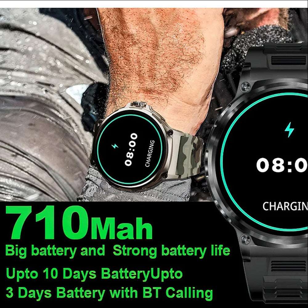 Round Screen Heart Rate Blood Oxygen Multi-sports Watch