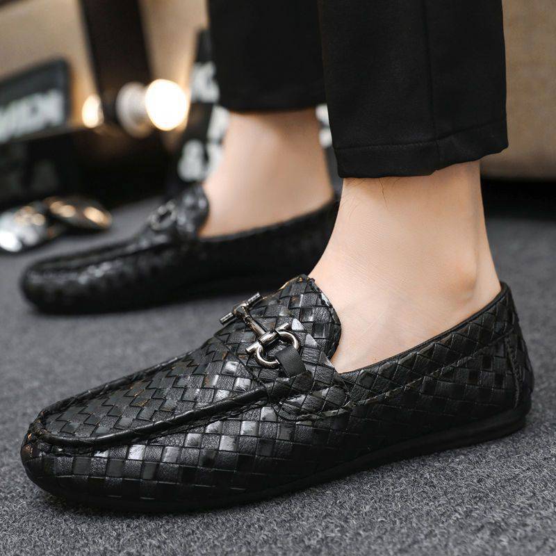 Soft Bottom Slip-on Men's Shoes Black