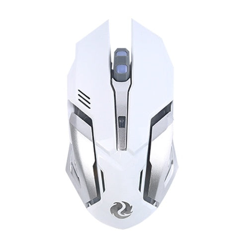 Wireless Charging Silent Gaming Mouse Machinery 2.4G white