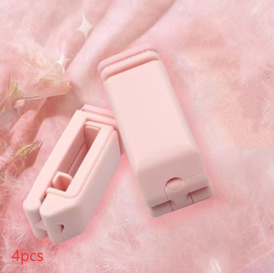 360 Rotary Multifunctional Collapsible Mobile Phone Holder Pink 4pcs